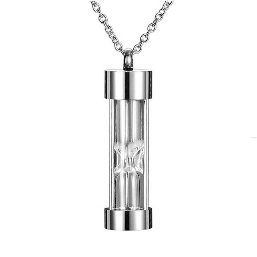 Time Memory Hourglass Glass Cremation Jewelry Urn Necklace for Ashes Urn Jewelry Cremation Jewelry Keepsake Memorial