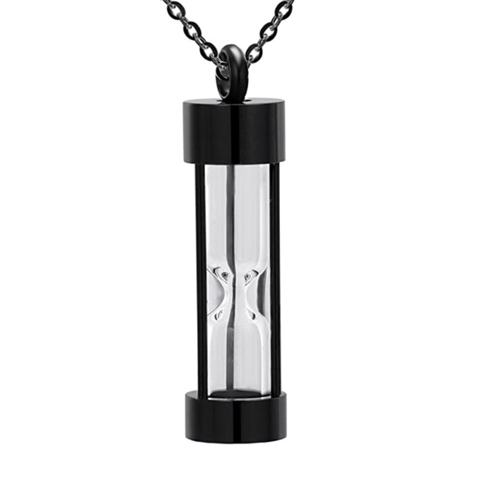 Time Memory Hourglass Glass Cremation Jewelry Urn Necklace for Ashes Urn Jewelry Cremation Jewelry Keepsake Memorial