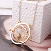 Time-Turner Hourglass Necklace For Women Female   Vintage Gold Chain Pendant Necklaces Gifts