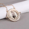 Time-Turner Hourglass Necklace For Women Female   Vintage Gold Chain Pendant Necklaces Gifts