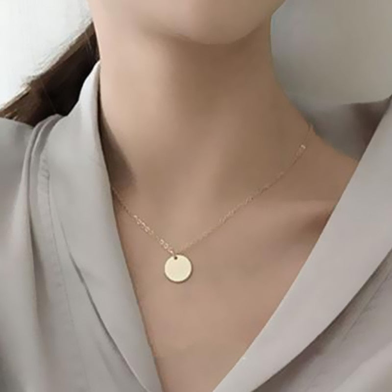Tiny Heart Necklace for Women SHORT Chain Heart Shape Pendant Necklace Gift Ethnic Bohemian Choker Necklace drop shipping x51