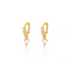 Tiny Zircon Piercing Earrings for Women Stainless Steel Gold Color Hoop Earrings 2023 Trend Wedding Jewelry aretes de mujer