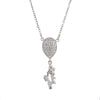Tisvina High quality Zircon Necklace for women 925 Sterling Silver Choker Chain Pendant Necklace jewelry Wholesale Christmas