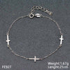 Tisvina New 925 Sterling Silver Women Charms Bracelets Round High quality Cubic Zircons Female Birthd Present Wholesale