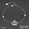 Tisvina New 925 Sterling Silver Women Charms Bracelets Round High quality Cubic Zircons Female Birthd Present Wholesale