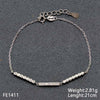 Tisvina New 925 Sterling Silver Women Charms Bracelets Round High quality Cubic Zircons Female Birthd Present Wholesale