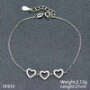 Tisvina New 925 Sterling Silver Women Charms Bracelets Round High quality Cubic Zircons Female Birthd Present Wholesale