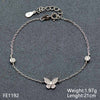 Tisvina New 925 Sterling Silver Women Charms Bracelets Round High quality Cubic Zircons Female Birthd Present Wholesale