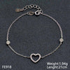 Tisvina New 925 Sterling Silver Women Charms Bracelets Round High quality Cubic Zircons Female Birthd Present Wholesale