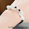 Tisvina New 999 pure silver Chinese brave troops Bracelets for Men and women Mythical wild animal Bracelet hand making jewelry