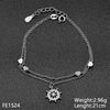 Tisvina New Fine Charms Women Bracelets Real 925 Sterling Silver High quality Cubic Zircon Female Bracelet jewelry Best Selling