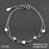 Tisvina New Fine Charms Women Bracelets Real 925 Sterling Silver High quality Cubic Zircon Female Bracelet jewelry Best Selling
