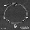 Tisvina New Fine Charms Women Bracelets Real 925 Sterling Silver High quality Cubic Zircon Female Bracelet jewelry Best Selling