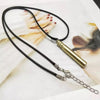 Titanium Loud Portable Necklace Whistle for Emergency Survival Outdoor Hiking Camping Hip Hop Jewelry Punk Harajuku
