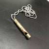 Titanium Loud Portable Necklace Whistle for Emergency Survival Outdoor Hiking Camping Hip Hop Jewelry Punk Harajuku