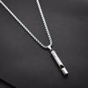 Titanium Loud Portable Necklace Whistle for Emergency Survival Outdoor Hiking Camping Hip Hop Jewelry Punk Harajuku