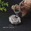 Titanium Steel Chains Vintage Tibetan Silver Pendant Jewelry Ethnic Elephant God Lotus Abacus fate Nepal Vintage Necklace