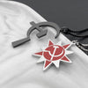 Titanium Steel Russia USSR Soviet Union Necklace Sickle Hammer Hipster Pendant Necklace Gift 55cm