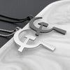 Titanium Steel Russia USSR Soviet Union Necklace Sickle Hammer Hipster Pendant Necklace Gift 55cm