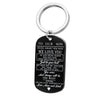 To Our Son/daughter From Mom and Dad Dog Tag Necklaces Personalized Birthday/Graduation Gifts for Boy Military Bootcamp Jewelry