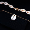 Tocona Bohemia Summer Shell Natural Stone Pendant Necklace for Women Gold Color Chain Chockers Minimalist Jewelry  2356