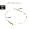 Tocona Gold Color Chain Choker Necklace Lovely Bird Pearl Shape Design Newclace For Women Ladies Jewelry 6723