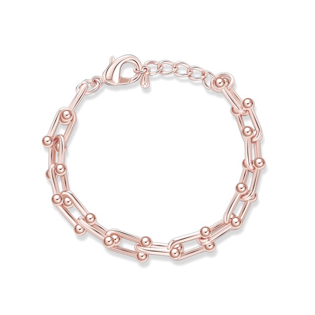 Tocona Punk Gold Silver Color Stainless steel Thick Clavicle Chain Choker Necklace for Women Trendy Party Boho Jewelry Collar