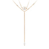 Tocona Simple Long Gold Chain Pendant Necklace Multilayer  Pearl Stone Chokcer Jewelry for Women Accessories 8742