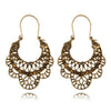 Vintage Gold Bell Tassel Drop Dangle Earrings for Women Boho Geometric Piercing Earring Statement Jewelry Gift