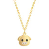 Gold Color Chain with Endline European Popular Style Gold and Silver Color Ball Pendant Necklace for Women