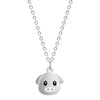 Gold Color Chain with Endline European Popular Style Gold and Silver Color Ball Pendant Necklace for Women