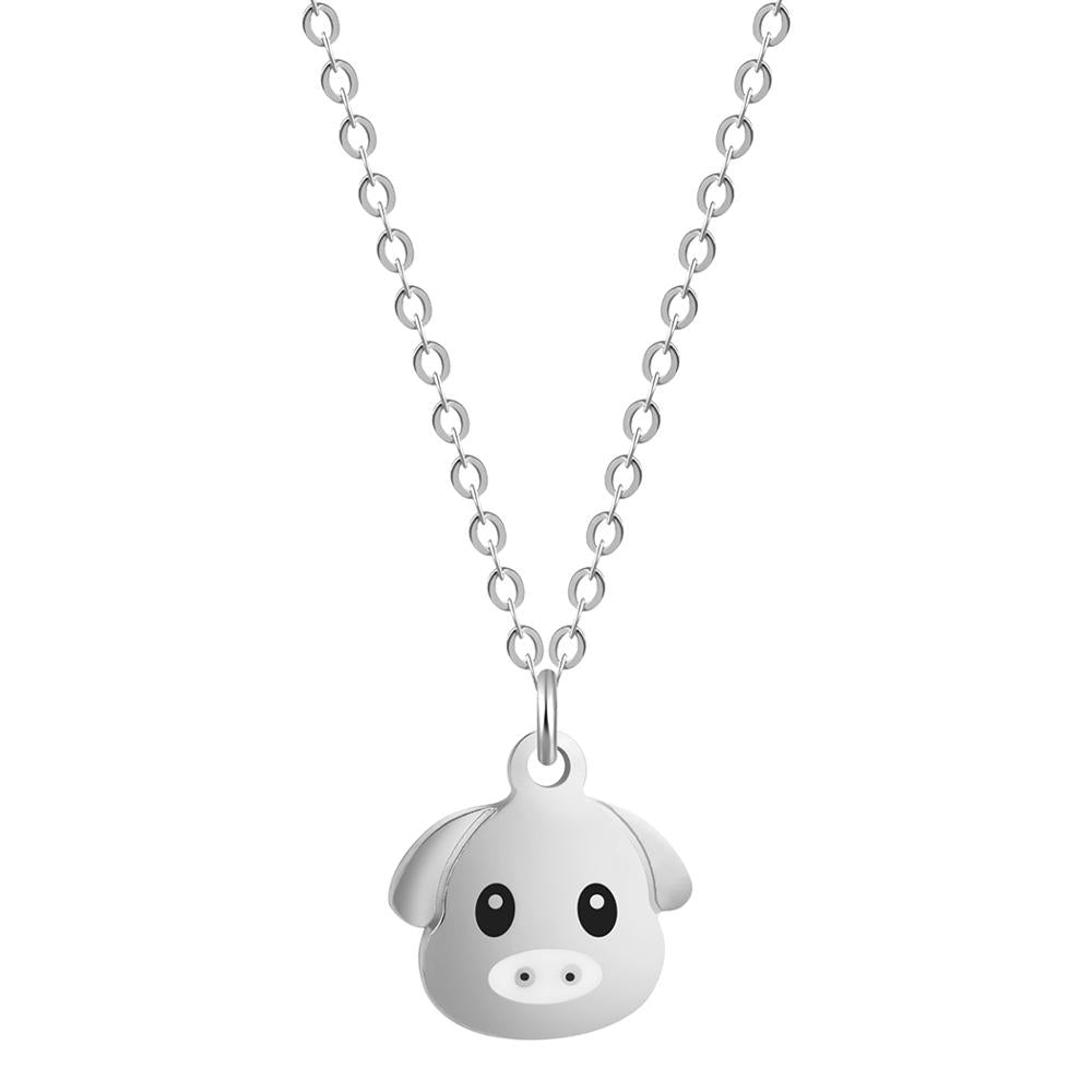 Gold Color Chain with Endline European Popular Style Gold and Silver Color Ball Pendant Necklace for Women