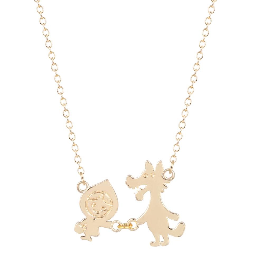 Zi Alloy Cute Little Owl Necklaces Girl Enamel Zi Alloy Pendant Necklaces Trendy Women Jewelry Accessories Vintage Chain