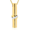 Together Forever Stainless Steel Cylinder Pendant Cremation Urn Memorial Keepsake Necklace For Pet/Human Ashes Jewelry Dropship