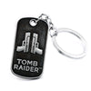 Tomb Raiders The 20th Anniversary Dul Gun Pendant Necklace For Men Women Bead Chain Choker Necklaces Vintage Dog Tag Jewelry