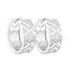 CZ Hoop Earrings for Woman Brand Micro Paved Rainbow Crystal Female Jewelry Accessories Jewelry Buckle