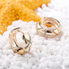 CZ Hoop Earrings for Woman Dazzling Micro Paved Rainbow Rhinestone Female Earring Accessory Quality Jewelry