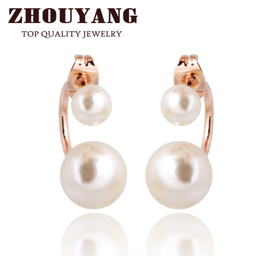 Top Quality Imitation Pearl Rose Gold Color Fashion Jewelry Made with Austrian Crystals Stellux Wholesale ZYE762 ZYE320