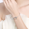 Top noble 925 sterling silver Romantic heart bracelets Bangles for women Street wild party wedding jewelry Holiday gifts