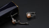 Top quality white pearl earrings for women,cute fashion girl best gift real 925 silver black freshwater pearl earrings jewelry