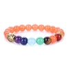 TopGoods 7 Chakra Energy Stone Bracelet Men 8mm Beads Gemstone Charms Reiki Spiritual Pr Buddha Bracelets for Women Jewelry