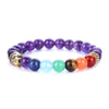 TopGoods 7 Chakra Energy Stone Bracelet Men 8mm Beads Gemstone Charms Reiki Spiritual Pr Buddha Bracelets for Women Jewelry