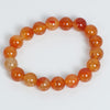 TopGoods Natural Pink Crackle Agate Bracelet Women Jewelry 8mm Casual Yoga Bangles Pulseira Masculina Bracelet For Women