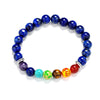TopGoods Natural Stone 7 Chakra Bracelet Reiki Spiritual Yoga beaded Vintage Jewelry Beads Gemstone Charms Bracelets For Women