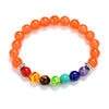 TopGoods Natural Stone 7 Chakra Bracelet Reiki Spiritual Yoga beaded Vintage Jewelry Beads Gemstone Charms Bracelets For Women