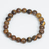 TopGoods Natural Yellow Tiger Eye Bracelet Women Jewelry 8/10/12/14mm Casual Yoga Bracelets Pulseira Masculina Bangle