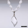 Transparent Crystal Necklace Chinese Crystal Pendant Necklace For Women Fashion Crystal Chains Popular Jewelry For Necklace