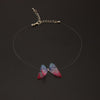 Transparent Invisible Fishing Line Chain Choker Necklace Women Multicolor Butterfly Pendant Necklaces Charm Collana Jewelry