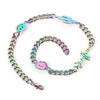Travis Scotts Brand Cactus Jack Shape Necklace Stainless steel For Man Women Charm Cubic Zirconia Collar Jewelry Gift