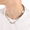 Travis Scotts Cactus Smile Chain Necklace Stainless steel Choker Chain For Man Women Hip-hop Cool Necklace Rock Jewelry Gifts